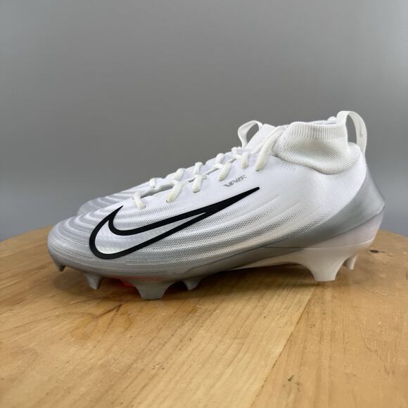 Nike Air Zoom Vapor 1 Men\'s‎ Size 7.5 Football Cleats White Grey FB3298-100 NEW main image 8